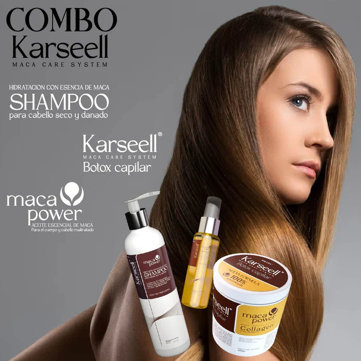 COMBO KARSEELL™ REVITALIZA TU CABELLO Y DEJALO PERFECTO + ¡PROMOCIÓN CYBER ENVÍO GRATIS!🚚