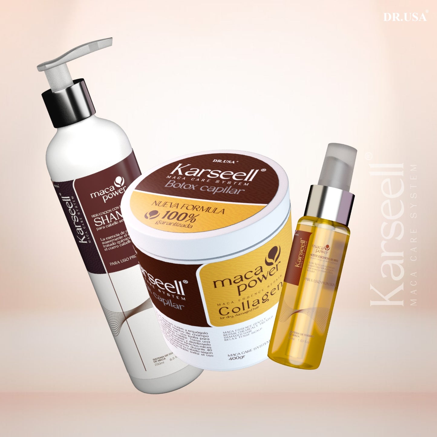 COMBO KARSEELL™ REVITALIZA TU CABELLO Y DEJALO PERFECTO + ¡PROMOCIÓN CYBER ENVÍO GRATIS!🚚